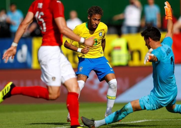Neymar goal caps impressive Brazil win over Austria